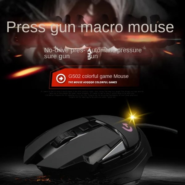 G502 HERO højtydende kablet gamingmus, HERO 25K-sensor, 25.600 DPI, RGB, justerbare vægte, 11 programmerbare knapper, intern hukommelse_paris