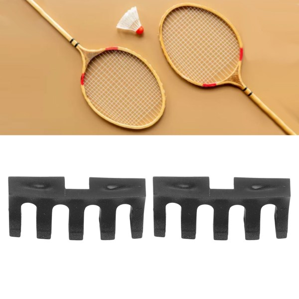 2 ST Badminton Stringing Racket Last Spridare Inbäddad High Pounds Racket Ladd Adapter Skydd Stringing Tool Svart
