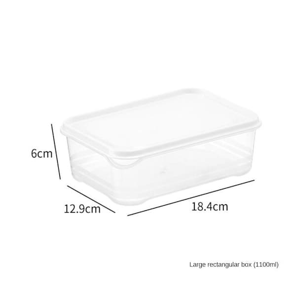 Kylskåpskonserveringslåda Delad förvaringslåda 720ML 720ML 720ml
