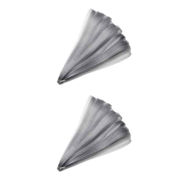 1/2/3/5 Crinoline Hästhårsfläta DIY-hantverk för Hattar Ljusblå Grå Light Blue Grey 2Set
