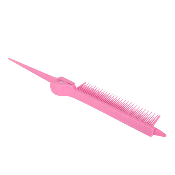 Rottehaleklips kam Profesjonell rosa fremhevende kam hårstylingverktøy for retting av farging