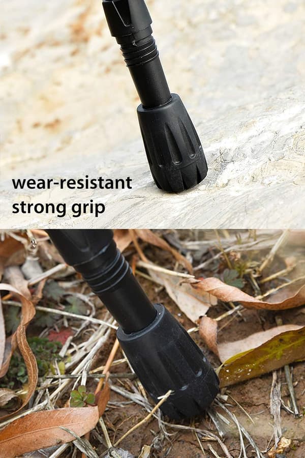 Gummikappe til vandrestavsspids, gummikappe til vandrestavsspids