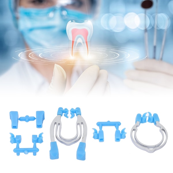 5 stk Dental Matrix klemringe Sæt Sektionsformede matricer Clip Dental Supplies til tandlæge A B Type
