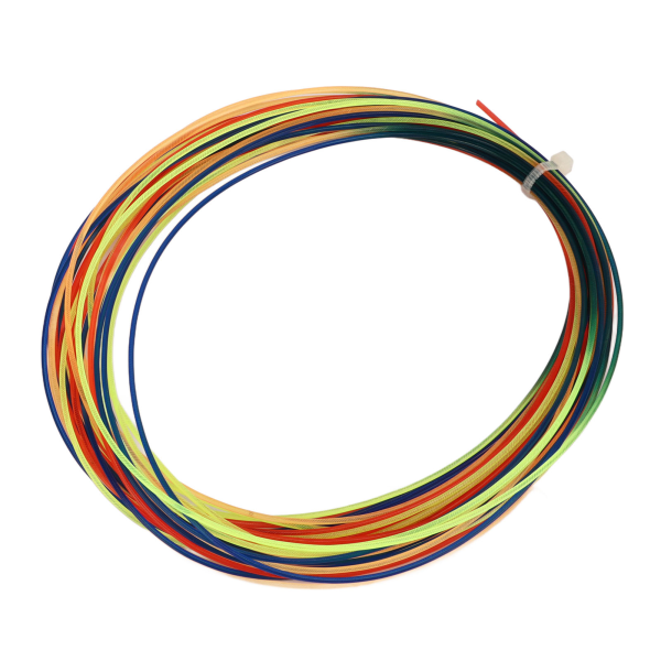 12 m 1,30 mm tennisracketsträng Gorgeous Rainbow Elastisk mjuk sträng slåbara tennisrackettråd