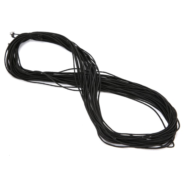 1,2 mm 15 m elastisk strekksnor innpakket perler strengtråd for gjør-det-selv-smykker (svart)