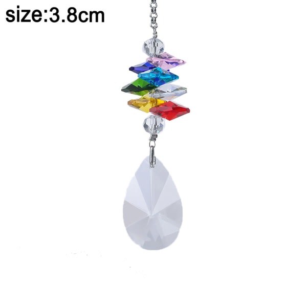 Crystal Suncatcher, Hanging Rainbow Maker Chakra Star style8
