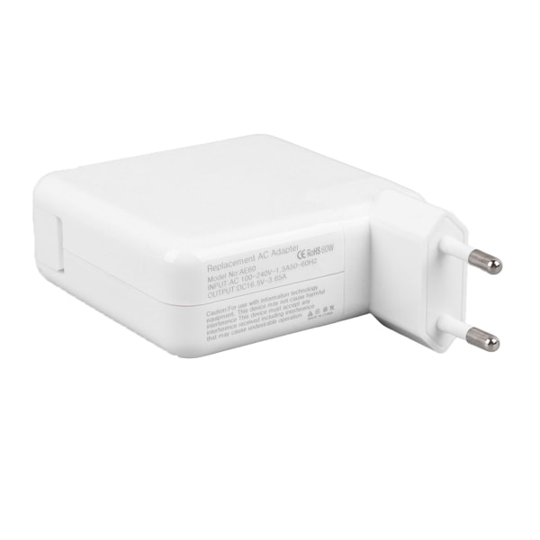 Hurtigladende strømadapter Bærbar PD Fast Charge 60W lader for OS X bærbar EU-plugg 110?240V