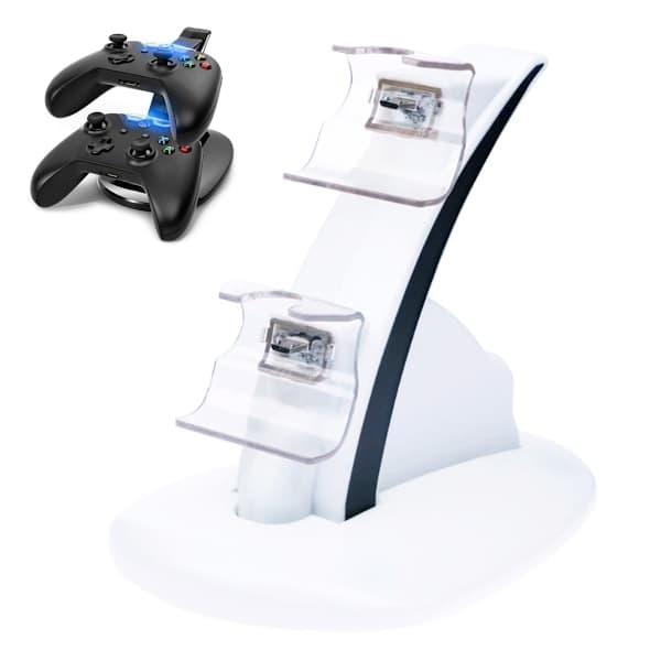 Xbox One Ladestation - Oplader Controller Håndkontrol Hvid