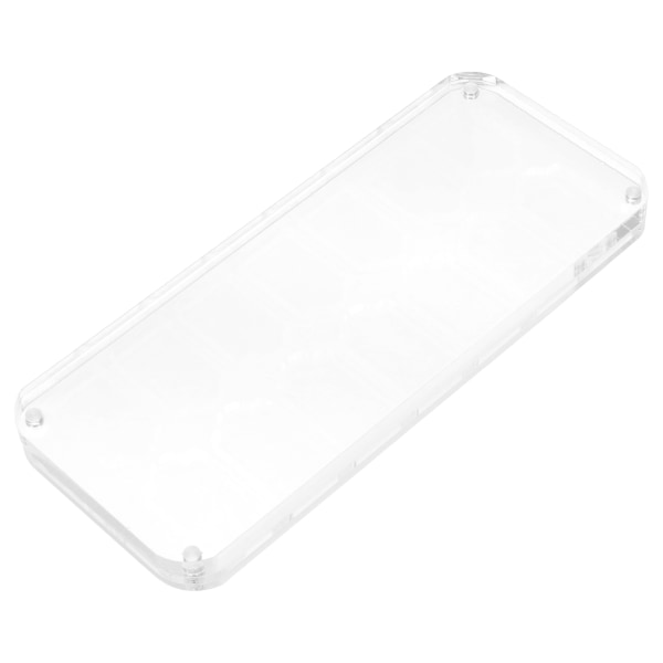 Case läpinäkyvä akryyli pelin säilytyslaatikko, jossa on 14 paikkaa Lite Crystal Box -kytkimelle