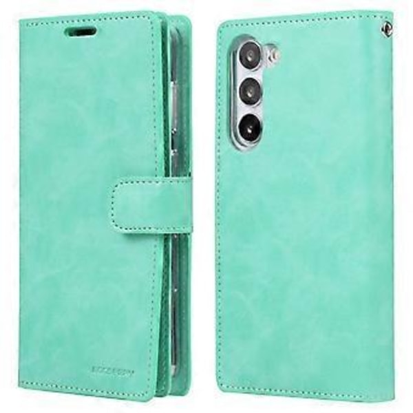 För Samsung Galaxy S25+ 5G GOOSPERY MANSOOR DIARY 9 Kortplatser Läder Telefonfodral