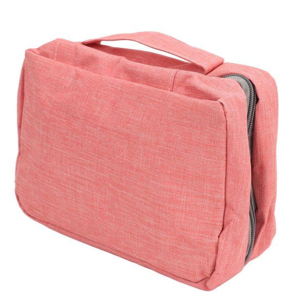 Riippuva matkalaukku Matkakosmetiikkalaukku Taitettu riippuva organizer miehille, naisille, vaaleanpunainen