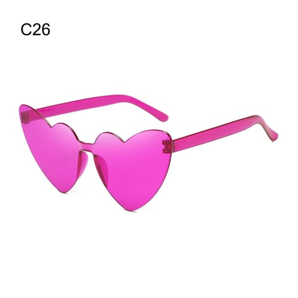 Hjerteformede solbriller Hjertesolbriller C26 C26 C26 C26