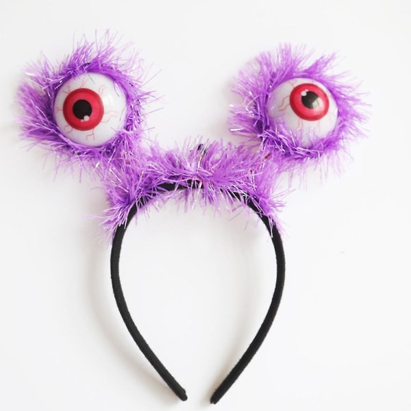 Kostymtillbehör Photo Booth LED-pannband Perfekt för Halloween-temafest Purple
