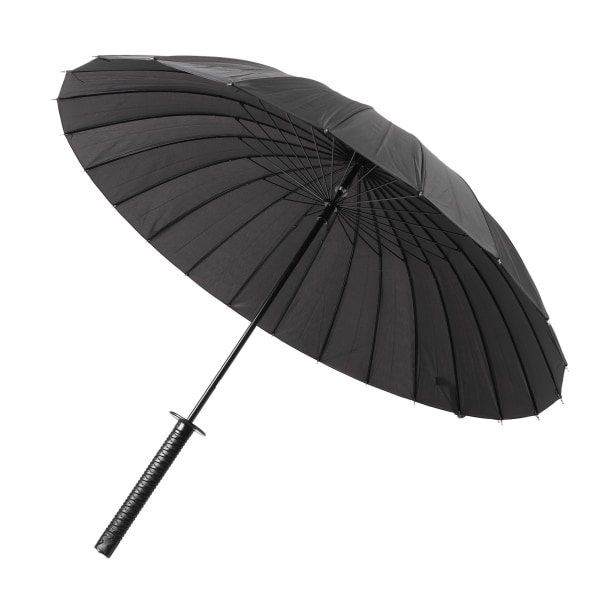 Paraply 24 Bones UV-beskyttelse Bærbar Sword Hilt Handle Paraply til rekvisitter udendørs