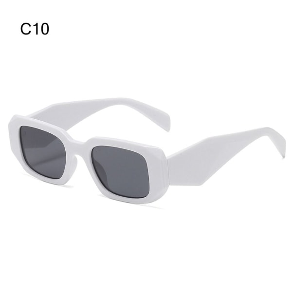 Rektangulære solbriller Y2K solbriller C10 C10 C10 C10