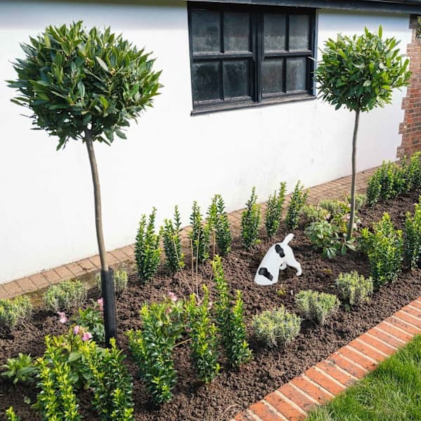 Hagefigur gravende hund
