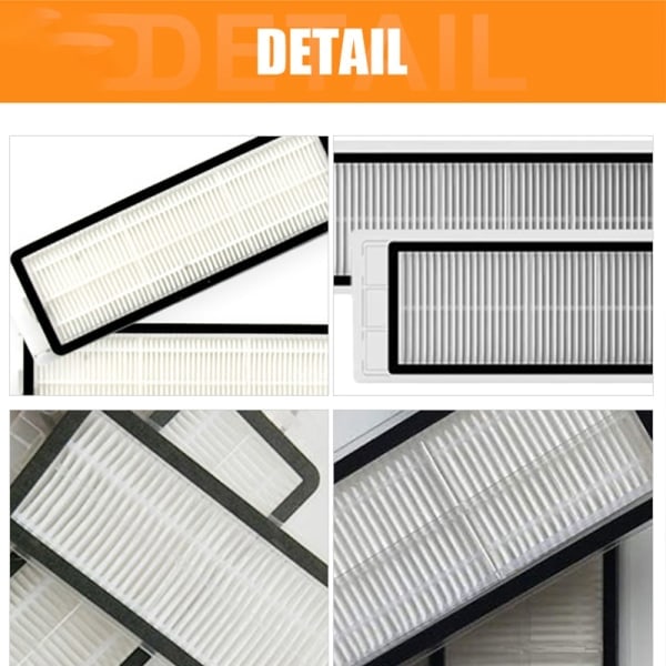 INF Pölynimurin suodatin Xiaomi Roborock S5/S5 MAX/S6/S6 Maxv/S60/S65 -malleihin, 6 kpl