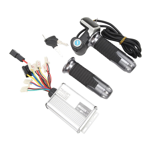 Elcykel Konverteringskit 48V 1000W Controller 48V Gasregulator med Lås Firkantet Display til DC-motorer[qb] 0.6