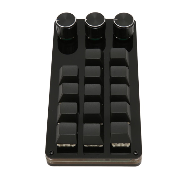 Mini brugerdefineret tastatur 14 taster 3 knapper Programmerbar blå switch Hot swappable programmeringsmakro tastatur til computerspil