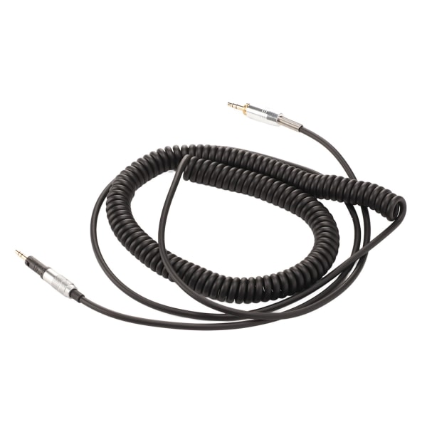 Hodetelefon kveilkabel HiFi 3,5 mm til 2,5 mm kveilet stereolyd kabel for Sennheiser HD6 HD7 HD8 HD515 HD518 HD558 HD598