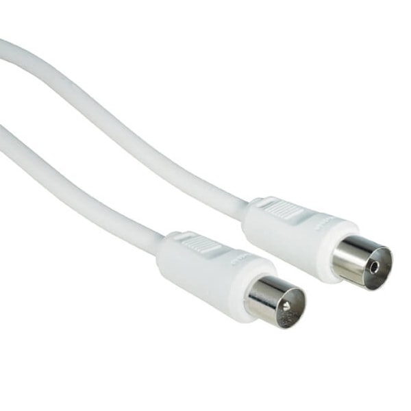 HAMA Antennekabel 75dB Hvid 7,5m