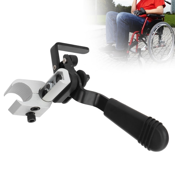 Pyörätuolin jarrun ammattikäyttöön tarkoitettu kannettava alumiiniseos pyörätuolin käsijarrun vaihtotarvike vasen