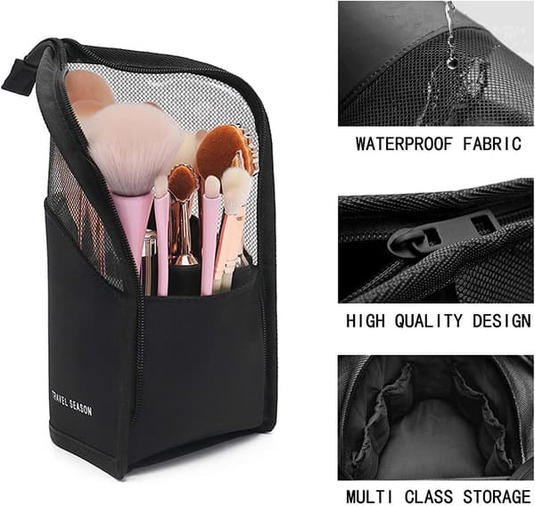 Makeupbørste Taske, Rejse Kosmetisk Penholder