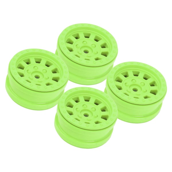 1,9 tommers hjulfelger RC Beadlock Wheels Felger for Axial SCX10 for Traxxas 1/10 RC Crawler Cars Green