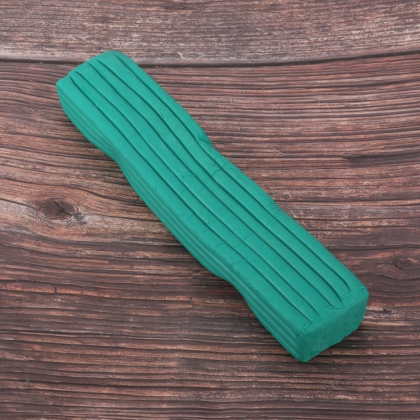 Fargerik myk polymerleire DIY Craft modellering Plasticine Clay Skulptur Blokkleketøy (grønn)