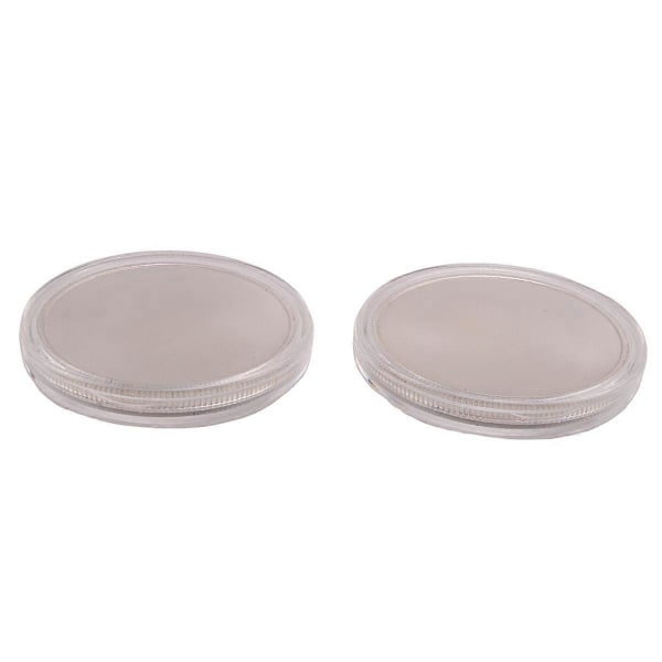 10 st Blanka, Graveringsämnen Mynt, 40mm Diameter med Akrylskyddsbox (Zinklegering).pa