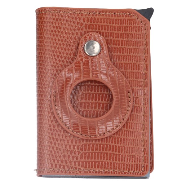 Korthållare Plånbok Aluminiumlegering PU Multifunktionell Money Clip Smart plånbok för att resa ShoppingAprikos