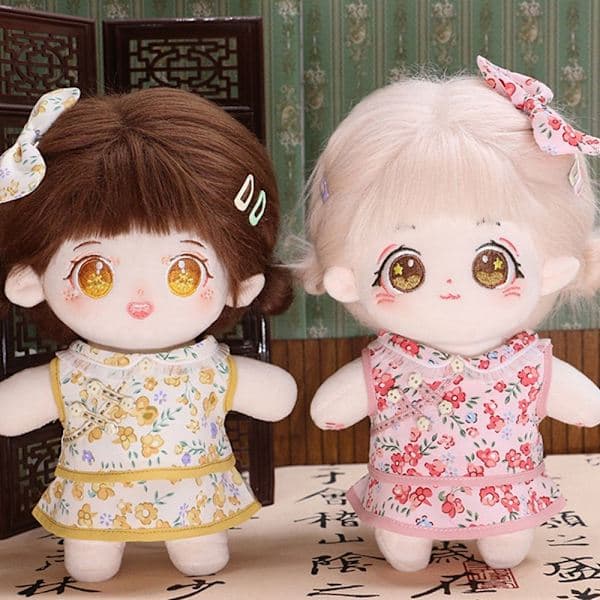 20cm Dockkläder Docka Cheongsam ROSA Rosa