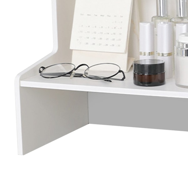 Skrivbordshylla för trädisplay Skrivbord Multi förvaringsställ Mini bokhylla Kosmetika Organizer S