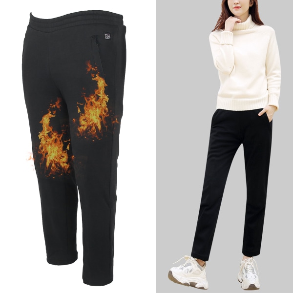 USB Heating Pants Electric 5 Gears Temperature Control Thermal Heating Pants for Men WomenXL