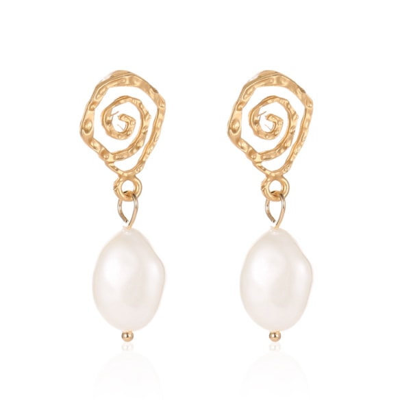 1 par legering faux perle øredobber anheng øredobber kvinner dame smykker dekorasjon