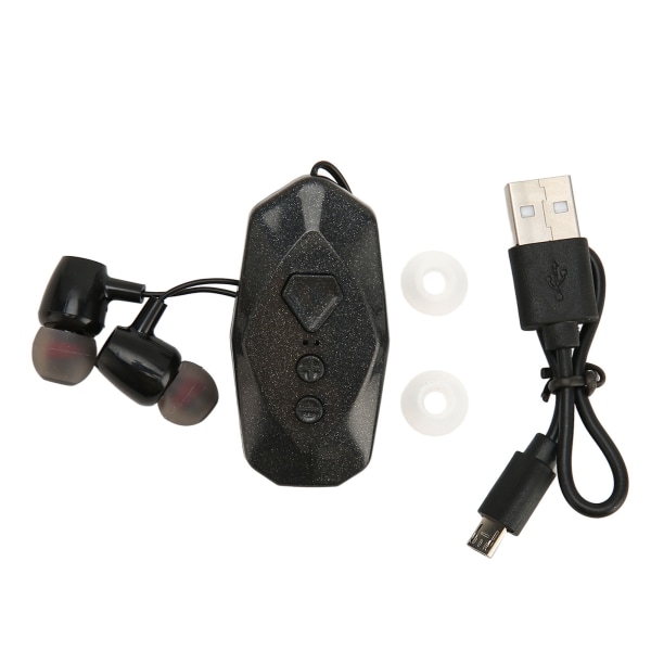 Krageklämma Trådlösa hörlurar HiFi Stereoljud Helautomatisk Dual Ear Portable Business Trådlöst Bluetooth headset