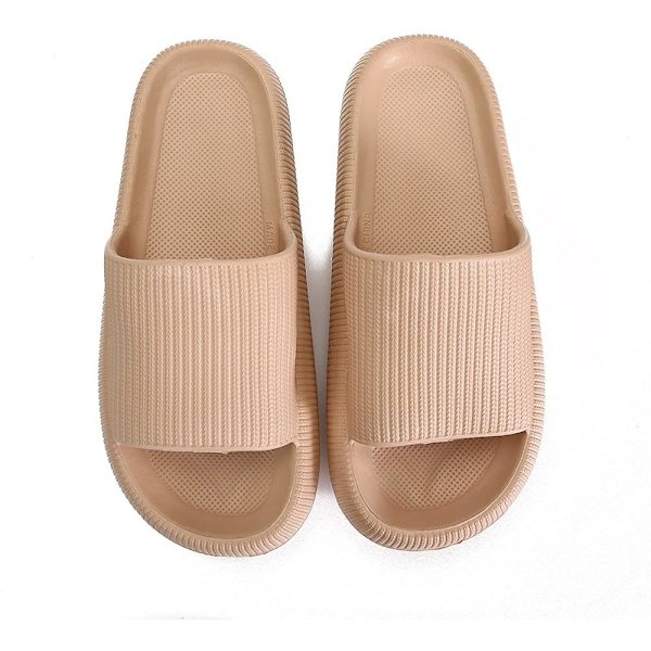 Tofflor Stötdämpande Mjukt EVA Foam Slip-on Beige Beige