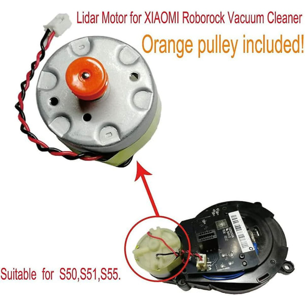Laser afstandssensor Lds Lidar-motor til Xiaomi Roborock S50/s51/s55 støvsuger null none