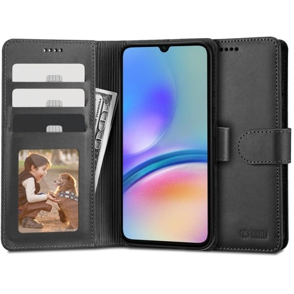 Tech-Protect Samsung Galaxy A05s Fodral Läder Svart_paris
