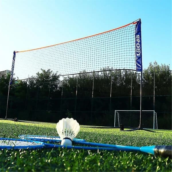 Bärbart hopfällbart enkelt 3m 4m 5m 6m tennisnät badmintonnät 3,1M