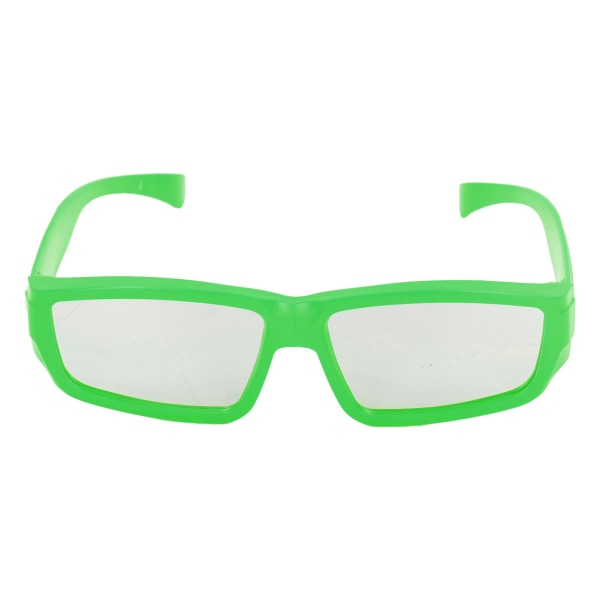 5 stk Solformørkelsesbriller Professionelle sikre plastik direkte solbriller til teenagere Voksengrønne