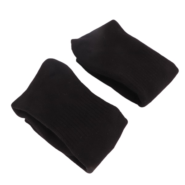 1 par genopladelige elektriske opvarmede sokker vaskbare 3 hastigheder temperaturkontrol Vandtætte opvarmede jagtstrømper til skiløb Sort