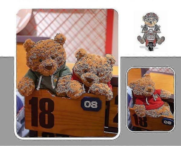 Sød Bamse Brian Teddy Blød Sød Grim Barcelo Bamse Dukke