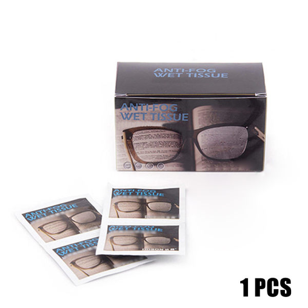 50 st/pack Clear View Anti-Imma Rengöringsservetter för våta vävnader Perfekt för engångsglasögon