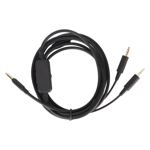 Udskiftningshovedtelefonkabel 3,5 mm lydstyrkekontrol lydkabel Kompatibel til MMX300 MMX300 2. generations headset