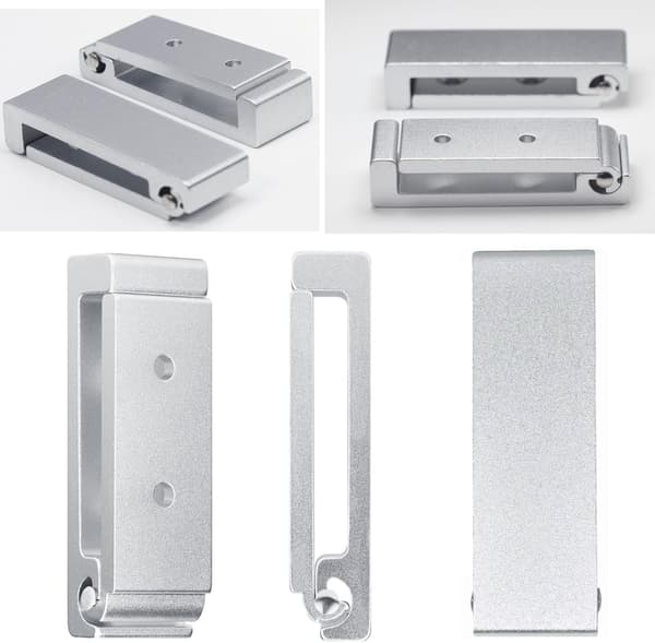 6 stk Foldbare Krog til at Hænges Kåbe & Tasker & Hat & Nøgle Væghængte Tungt Arbejde Aluminiumlegering Foldbare Kåbekroge