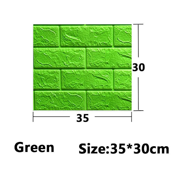 3/5/10 kpl 30*35cm/70*15cm 3D itseliimautuvia seinätarroja Koti- ja taustakuvia Vedenpitävä ja kosteudenkestävä Matches the image 3pcs 70*15cm