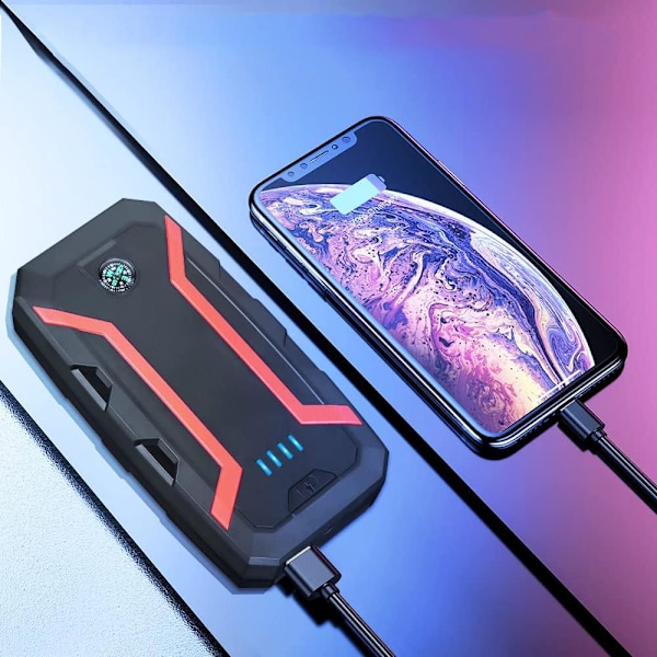 Nödstartskabel för bilbatteri Starthjälp Jump starter 600