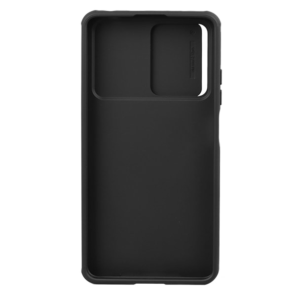 Case för Redmi Note 12 Pro 5G TPU PC Slide Lens Cover Stötsäkert cover för resor Daglig användning Svart