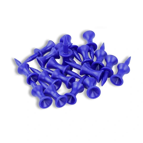Okrossbara golfpeggar i plast, 100-pack